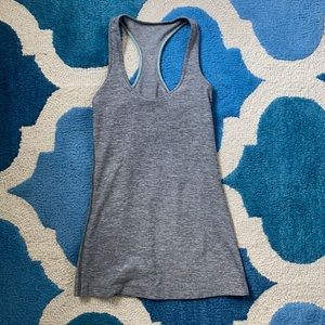Gray lululemon tank top